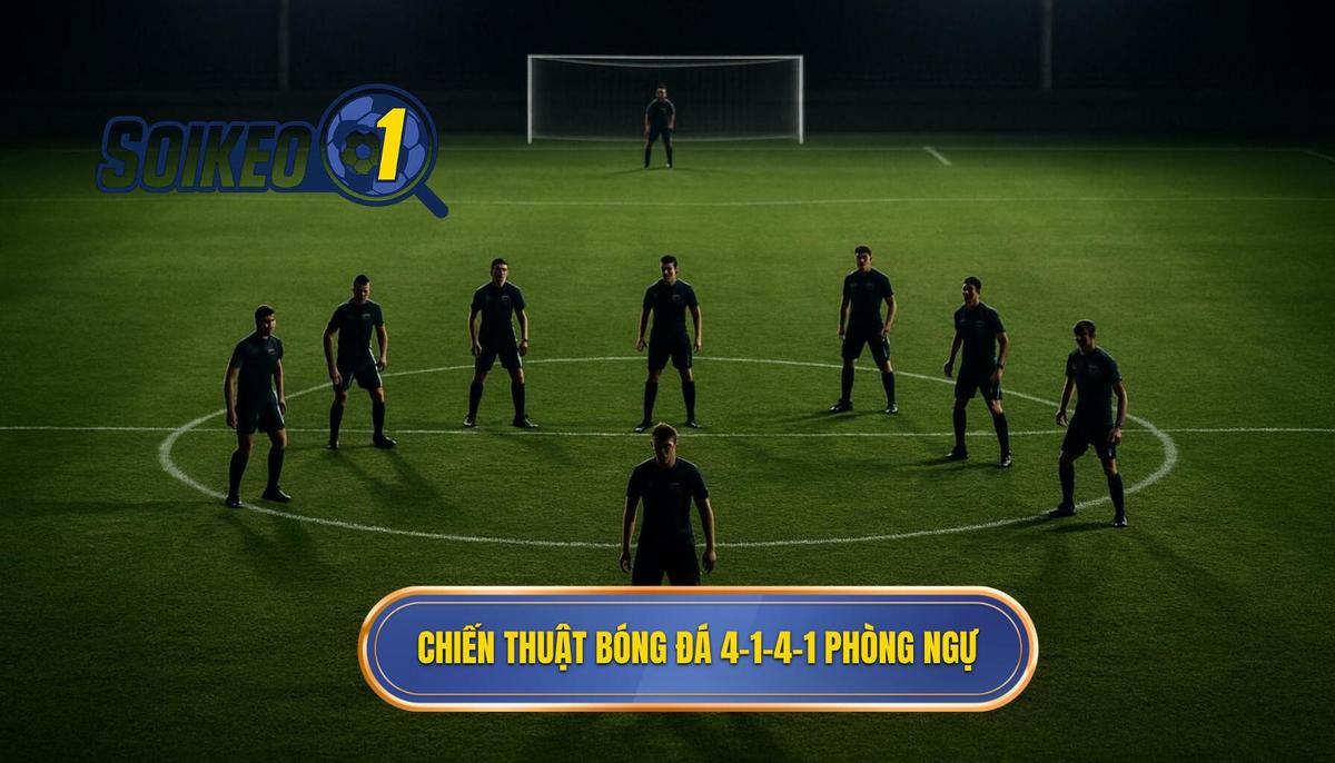 Nền tảng của Chiến thuật bóng đá 4-1-4-1 phòng ngự