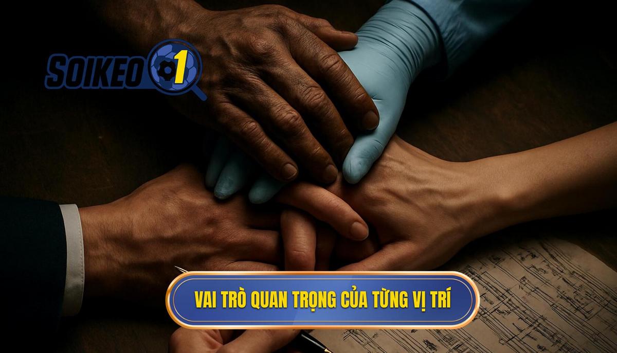 Vai trò then chốt của từng vị trí