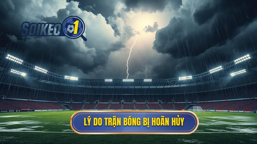 1. Tại sao trận đấu bóng đá bị hoãn hoặc hủy?