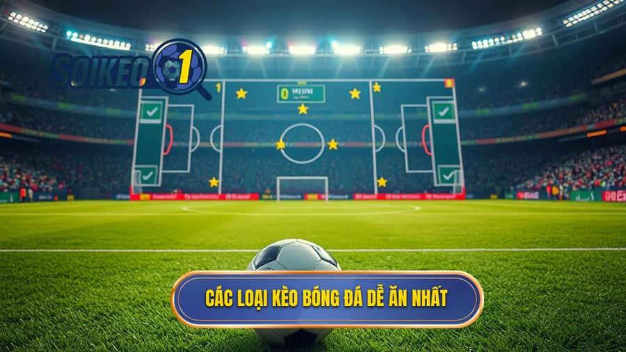 2. Top các loại kèo bóng đá dễ ăn nhất hiện nay cho người mới