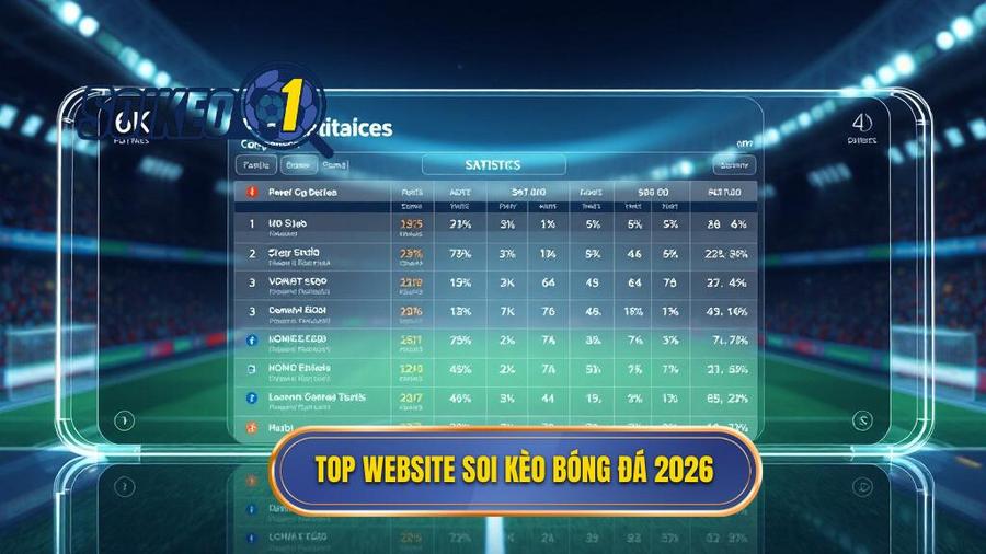 Bảng so sánh Top website soi kèo bóng đá uy tín nhất 2026