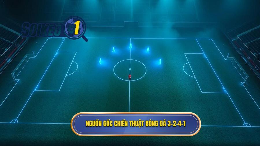 1. Nguồn gốc chiến thuật bóng đá 3-2-4-1