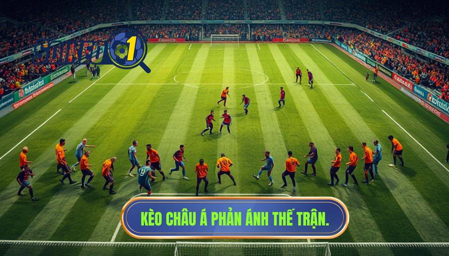 Cách kèo châu Á (Handicap) phản ánh thế trận áp đặt