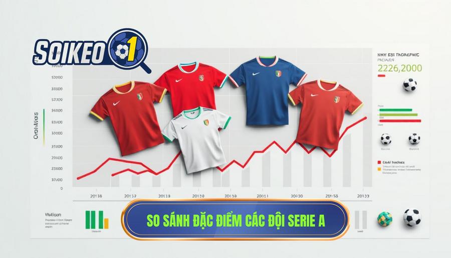 Bảng so sánh đặc điểm các nhóm đội tại Serie A