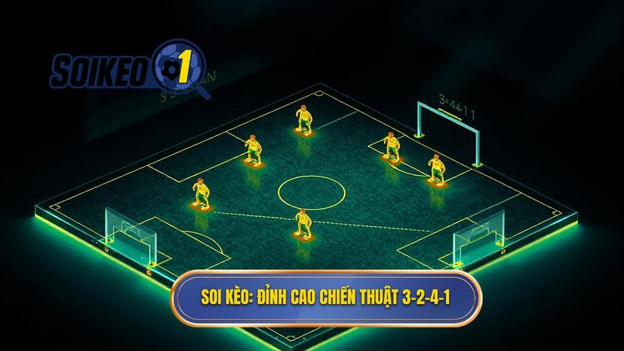 Chiến thuật bóng đá 3-2-4-1: Phân tích sức mạnh và cách vận hành